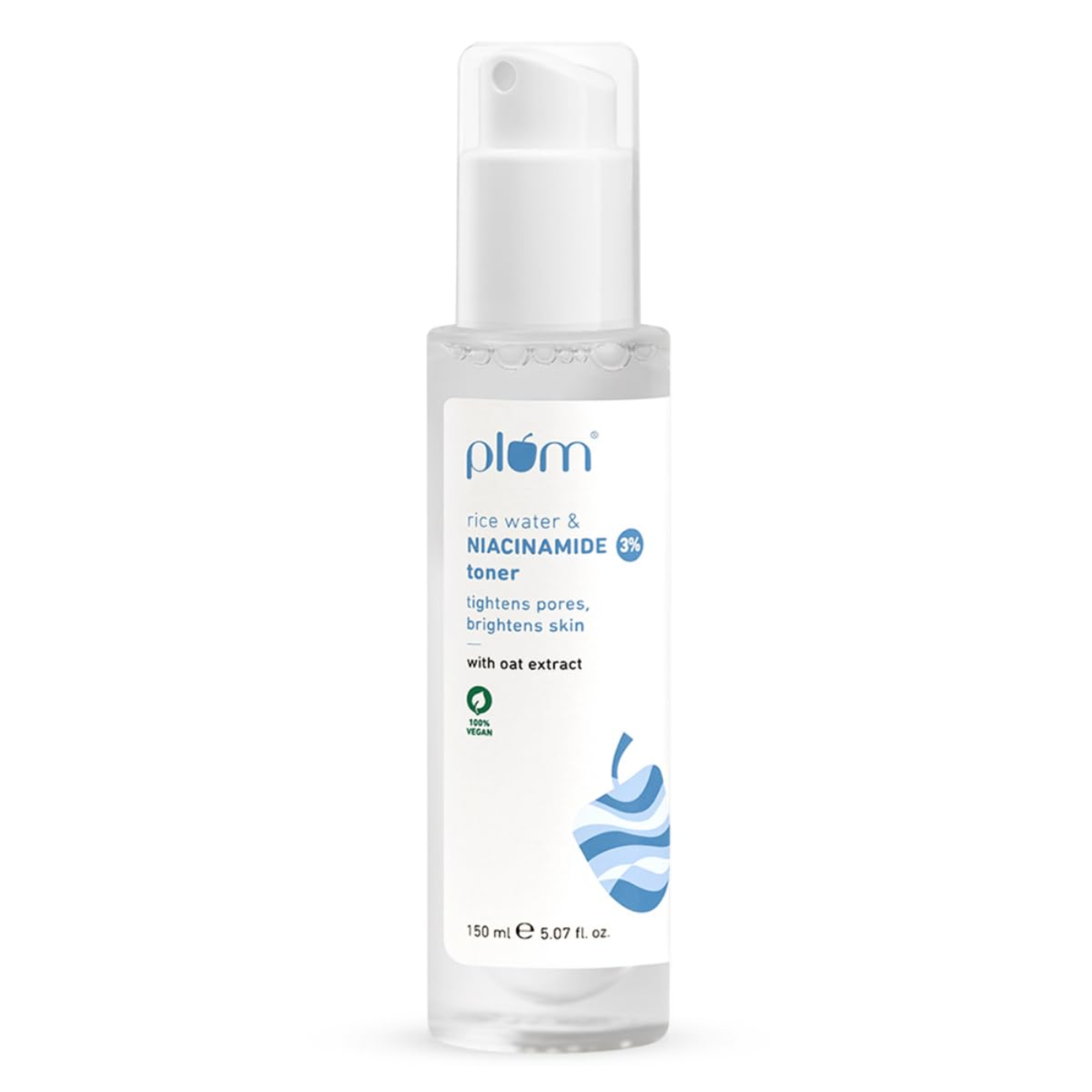 Plum 3% Niacinamide & Rice Water Face Toner | Alco...